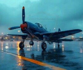 AI-generated military plane art - P-51 Mustangs, Spitfires, F-22 Raptors, vintage warbirds and modern fighters. Photorealistic UHD wallpapers by Art by Innovation.