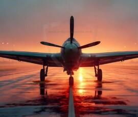 AI-generated military plane art - P-51 Mustangs, Spitfires, F-22 Raptors, vintage warbirds and modern fighters. Photorealistic UHD wallpapers by Art by Innovation.