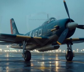 AI-generated military plane art - P-51 Mustangs, Spitfires, F-22 Raptors, vintage warbirds and modern fighters. Photorealistic UHD wallpapers by Art by Innovation.