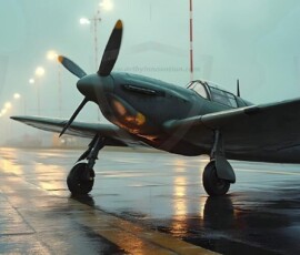 AI-generated military plane art - P-51 Mustangs, Spitfires, F-22 Raptors, vintage warbirds and modern fighters. Photorealistic UHD wallpapers by Art by Innovation.