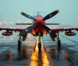 AI-generated military plane art - P-51 Mustangs, Spitfires, F-22 Raptors, vintage warbirds and modern fighters. Photorealistic UHD wallpapers by Art by Innovation.