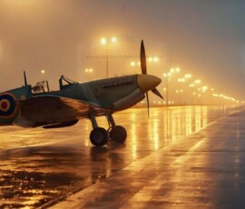 AI-generated military plane art - P-51 Mustangs, Spitfires, F-22 Raptors, vintage warbirds and modern fighters. Photorealistic UHD wallpapers by Art by Innovation.