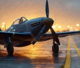 AI-generated military plane art - P-51 Mustangs, Spitfires, F-22 Raptors, vintage warbirds and modern fighters. Photorealistic UHD wallpapers by Art by Innovation.