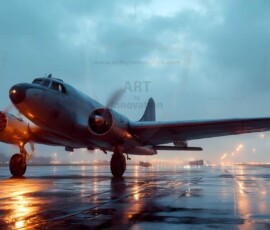 AI-generated military plane art - P-51 Mustangs, Spitfires, F-22 Raptors, vintage warbirds and modern fighters. Photorealistic UHD wallpapers by Art by Innovation.
