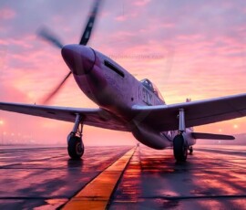 AI-generated military plane art - P-51 Mustangs, Spitfires, F-22 Raptors, vintage warbirds and modern fighters. Photorealistic UHD wallpapers by Art by Innovation.