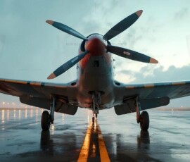 AI-generated military plane art - P-51 Mustangs, Spitfires, F-22 Raptors, vintage warbirds and modern fighters. Photorealistic UHD wallpapers by Art by Innovation.