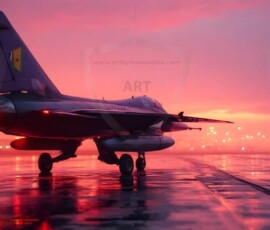 AI-generated military plane art - P-51 Mustangs, Spitfires, F-22 Raptors, vintage warbirds and modern fighters. Photorealistic UHD wallpapers by Art by Innovation.