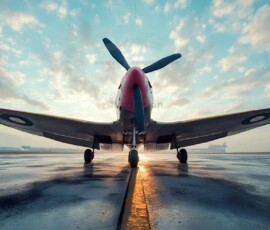 AI-generated military plane art - P-51 Mustangs, Spitfires, F-22 Raptors, vintage warbirds and modern fighters. Photorealistic UHD wallpapers by Art by Innovation.