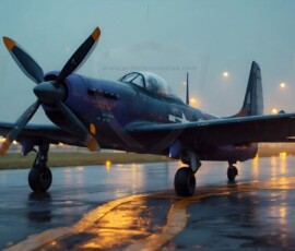 AI-generated military plane art - P-51 Mustangs, Spitfires, F-22 Raptors, vintage warbirds and modern fighters. Photorealistic UHD wallpapers by Art by Innovation.