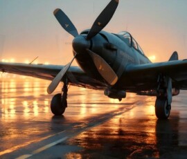 AI-generated military plane art - P-51 Mustangs, Spitfires, F-22 Raptors, vintage warbirds and modern fighters. Photorealistic UHD wallpapers by Art by Innovation.