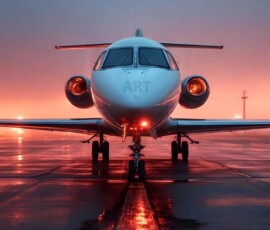 AI-generated small plane art - private jets, business jets, turboprops, vintage propliners. Photorealistic UHD aviation wallpapers by Art by Innovation.