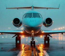 AI-generated small plane art - private jets, business jets, turboprops, vintage propliners. Photorealistic UHD aviation wallpapers by Art by Innovation.