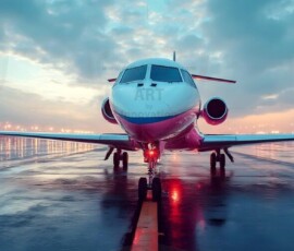 AI-generated small plane art - private jets, business jets, turboprops, vintage propliners. Photorealistic UHD aviation wallpapers by Art by Innovation.