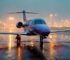 AI-generated small plane art - private jets, business jets, turboprops, vintage propliners. Photorealistic UHD aviation wallpapers by Art by Innovation.