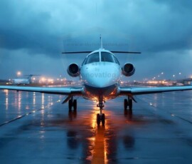 AI-generated small plane art - private jets, business jets, turboprops, vintage propliners. Photorealistic UHD aviation wallpapers by Art by Innovation.