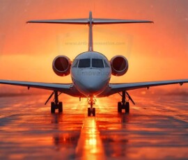 AI-generated small plane art - private jets, business jets, turboprops, vintage propliners. Photorealistic UHD aviation wallpapers by Art by Innovation.