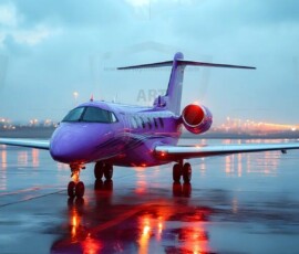 AI-generated small plane art - private jets, business jets, turboprops, vintage propliners. Photorealistic UHD aviation wallpapers by Art by Innovation.