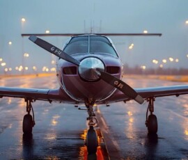 AI-generated small plane art - private jets, business jets, turboprops, vintage propliners. Photorealistic UHD aviation wallpapers by Art by Innovation.