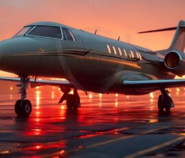 AI-generated small plane art - private jets, business jets, turboprops, vintage propliners. Photorealistic UHD aviation wallpapers by Art by Innovation.