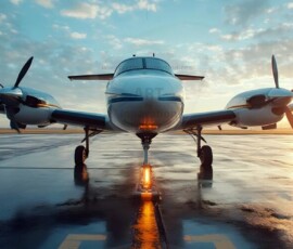 AI-generated small plane art - private jets, business jets, turboprops, vintage propliners. Photorealistic UHD aviation wallpapers by Art by Innovation.
