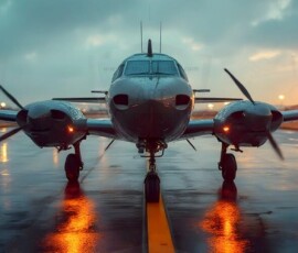 AI-generated small plane art - private jets, business jets, turboprops, vintage propliners. Photorealistic UHD aviation wallpapers by Art by Innovation.