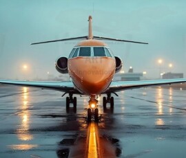 AI-generated small plane art - private jets, business jets, turboprops, vintage propliners. Photorealistic UHD aviation wallpapers by Art by Innovation.