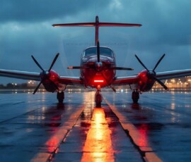 AI-generated small plane art - private jets, business jets, turboprops, vintage propliners. Photorealistic UHD aviation wallpapers by Art by Innovation.