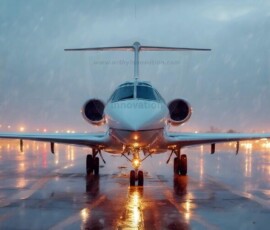 AI-generated small plane art - private jets, business jets, turboprops, vintage propliners. Photorealistic UHD aviation wallpapers by Art by Innovation.
