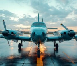 AI-generated small plane art - private jets, business jets, turboprops, vintage propliners. Photorealistic UHD aviation wallpapers by Art by Innovation.