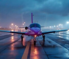 AI-generated small plane art - private jets, business jets, turboprops, vintage propliners. Photorealistic UHD aviation wallpapers by Art by Innovation.