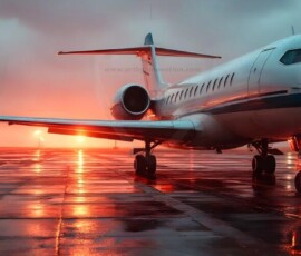 AI-generated small plane art - private jets, business jets, turboprops, vintage propliners. Photorealistic UHD aviation wallpapers by Art by Innovation.