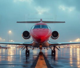 AI-generated small plane art - private jets, business jets, turboprops, vintage propliners. Photorealistic UHD aviation wallpapers by Art by Innovation.