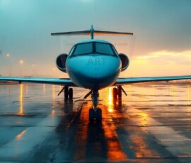 AI-generated small plane art - private jets, business jets, turboprops, vintage propliners. Photorealistic UHD aviation wallpapers by Art by Innovation.
