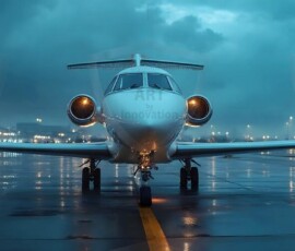AI-generated small plane art - private jets, business jets, turboprops, vintage propliners. Photorealistic UHD aviation wallpapers by Art by Innovation.