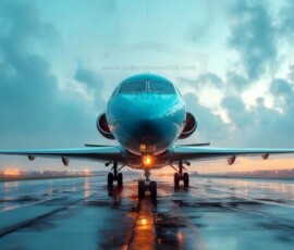 AI-generated small plane art - private jets, business jets, turboprops, vintage propliners. Photorealistic UHD aviation wallpapers by Art by Innovation.