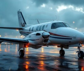 AI-generated small plane art - private jets, business jets, turboprops, vintage propliners. Photorealistic UHD aviation wallpapers by Art by Innovation.