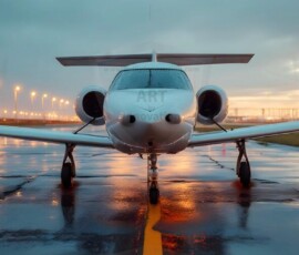 AI-generated small plane art - private jets, business jets, turboprops, vintage propliners. Photorealistic UHD aviation wallpapers by Art by Innovation.