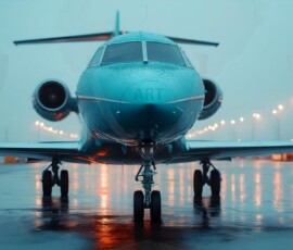 AI-generated small plane art - private jets, business jets, turboprops, vintage propliners. Photorealistic UHD aviation wallpapers by Art by Innovation.