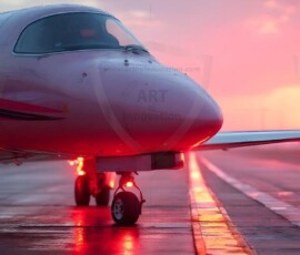 AI-generated small plane art - private jets, business jets, turboprops, vintage propliners. Photorealistic UHD aviation wallpapers by Art by Innovation.