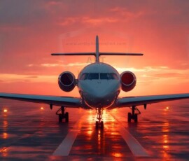 AI-generated small plane art - private jets, business jets, turboprops, vintage propliners. Photorealistic UHD aviation wallpapers by Art by Innovation.