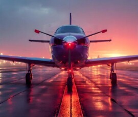AI-generated small plane art - private jets, business jets, turboprops, vintage propliners. Photorealistic UHD aviation wallpapers by Art by Innovation.