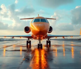 AI-generated small plane art - private jets, business jets, turboprops, vintage propliners. Photorealistic UHD aviation wallpapers by Art by Innovation.