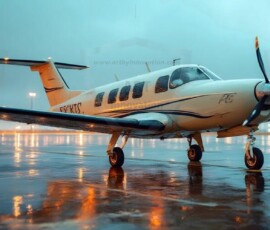 AI-generated small plane art - private jets, business jets, turboprops, vintage propliners. Photorealistic UHD aviation wallpapers by Art by Innovation.