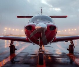 AI-generated small plane art - private jets, business jets, turboprops, vintage propliners. Photorealistic UHD aviation wallpapers by Art by Innovation.