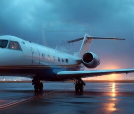 AI-generated small plane art - private jets, business jets, turboprops, vintage propliners. Photorealistic UHD aviation wallpapers by Art by Innovation.