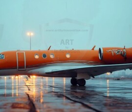AI-generated small plane art - private jets, business jets, turboprops, vintage propliners. Photorealistic UHD aviation wallpapers by Art by Innovation.
