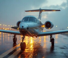 AI-generated small plane art - private jets, business jets, turboprops, vintage propliners. Photorealistic UHD aviation wallpapers by Art by Innovation.