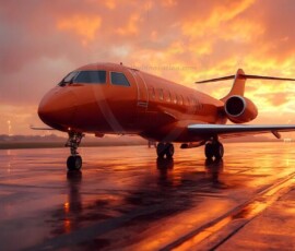 AI-generated small plane art - private jets, business jets, turboprops, vintage propliners. Photorealistic UHD aviation wallpapers by Art by Innovation.