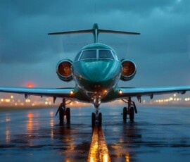 AI-generated small plane art - private jets, business jets, turboprops, vintage propliners. Photorealistic UHD aviation wallpapers by Art by Innovation.