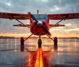 AI-generated small plane art - private jets, business jets, turboprops, vintage propliners. Photorealistic UHD aviation wallpapers by Art by Innovation.